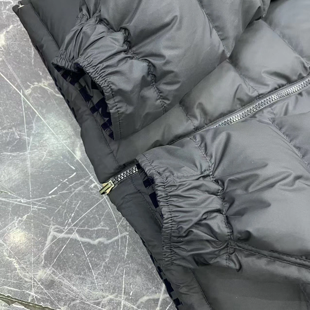 wg.luxury-- 7o9385r reversible Down jacket longue Saion white goose down item: E-F409I1526